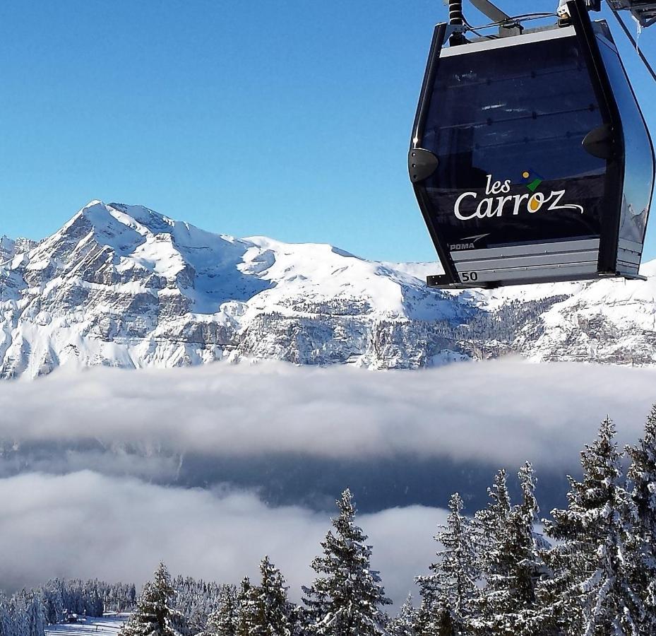 Vintage Chic -Central, Wifi, Mountain View Les Carroz d'Araches Eksteriør billede